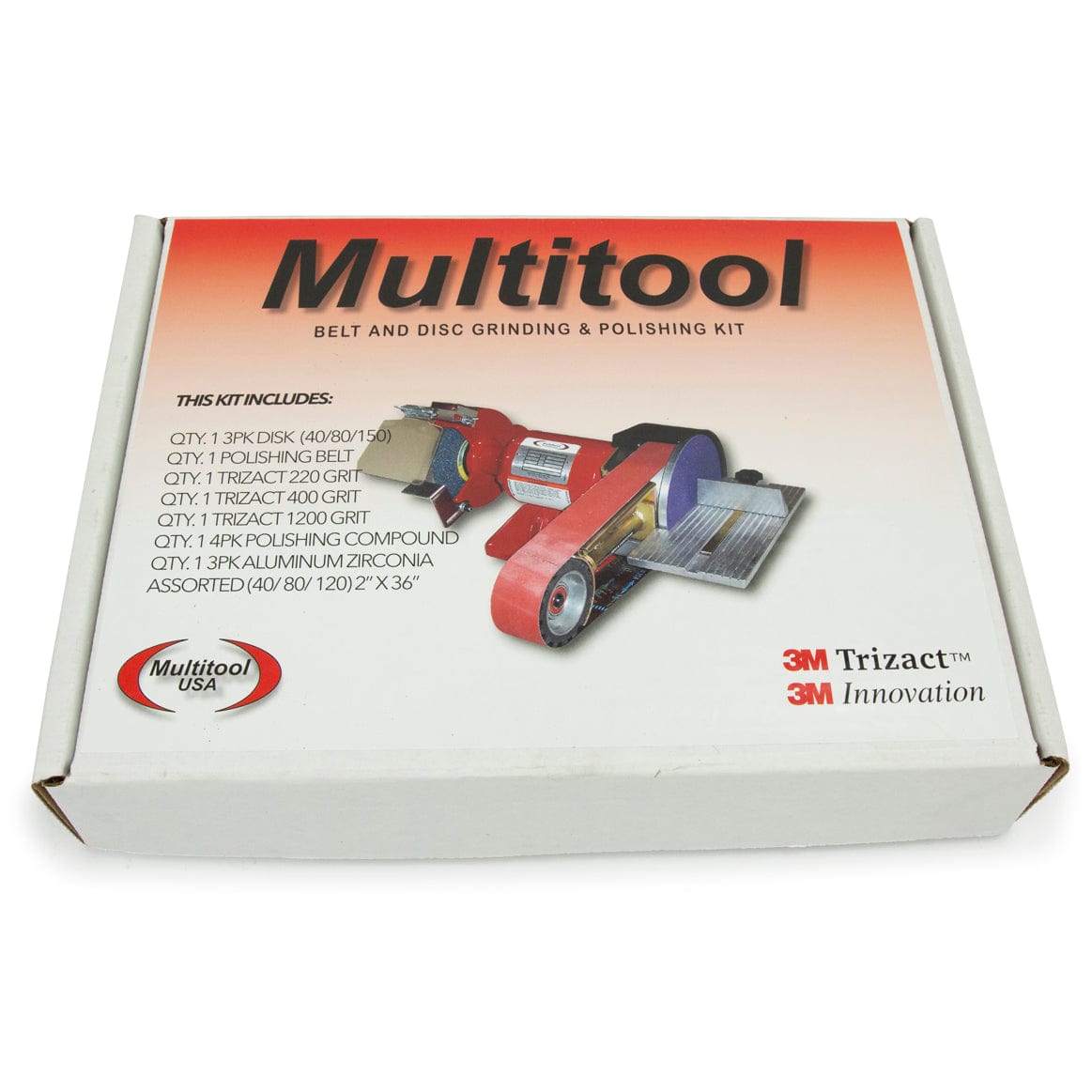 2" x 36" Belt, 7" Disc, Metal Working Belt and Disc Starter Kit alt 0