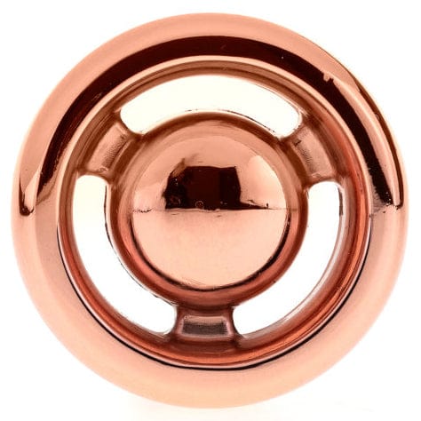 Eclectic Knob, 1-13/32" D, Polished Copper alt 0