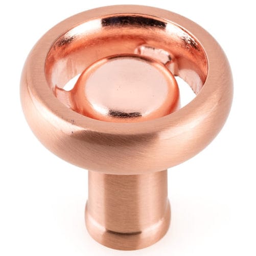 Eclectic Knob, 1-13/32" D, Rose Gold alt 0