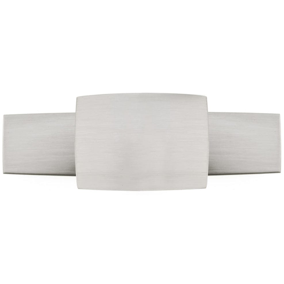 Contemporary Knob, 3-17/32" x 1-7/32", Brushed Nickel alt 0