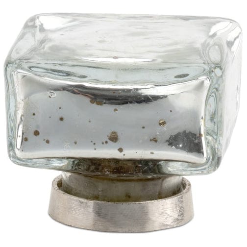 Eclectic Knob, 1-25/32" x 1-25/32", Antique Mirror alt 0