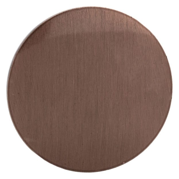 Contemporary Knob, 1-1/32" D, Oriental Bronze alt 0