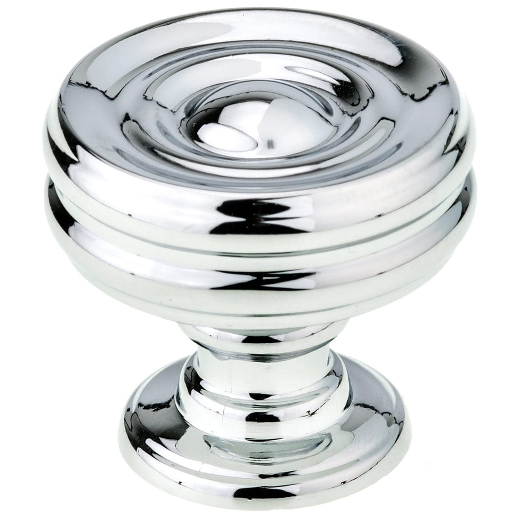 Contemporary Knob, 1-3/8" D, Chrome alt 0