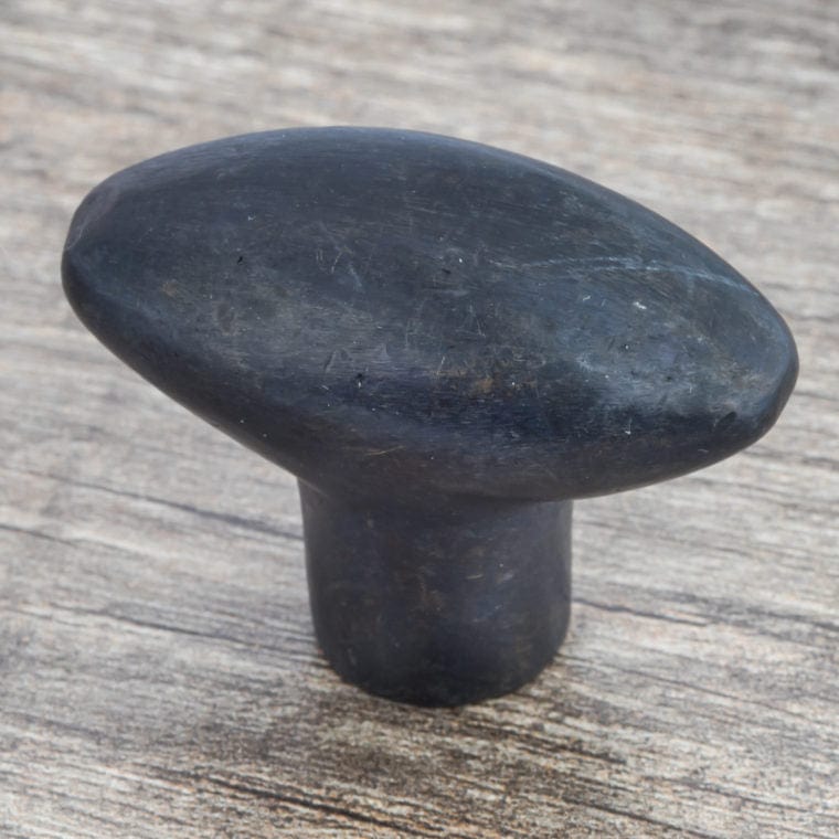 Traditional Knob, 1-3/4" x 7/8", Dark Bronze alt 0