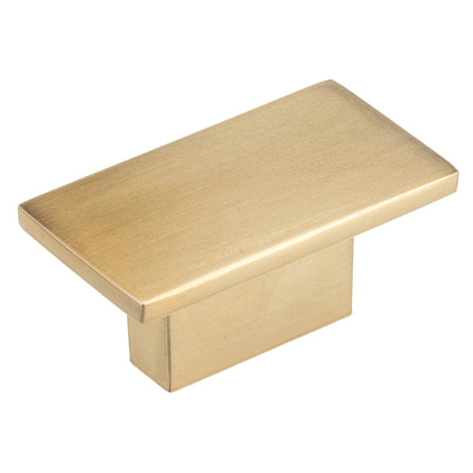 Contemporary Knob, 1-9/16" x 7/8", Champagne Bronze alt 0