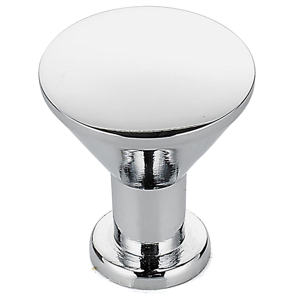 Contemporary Knob, 7/8" D, Chrome alt 0