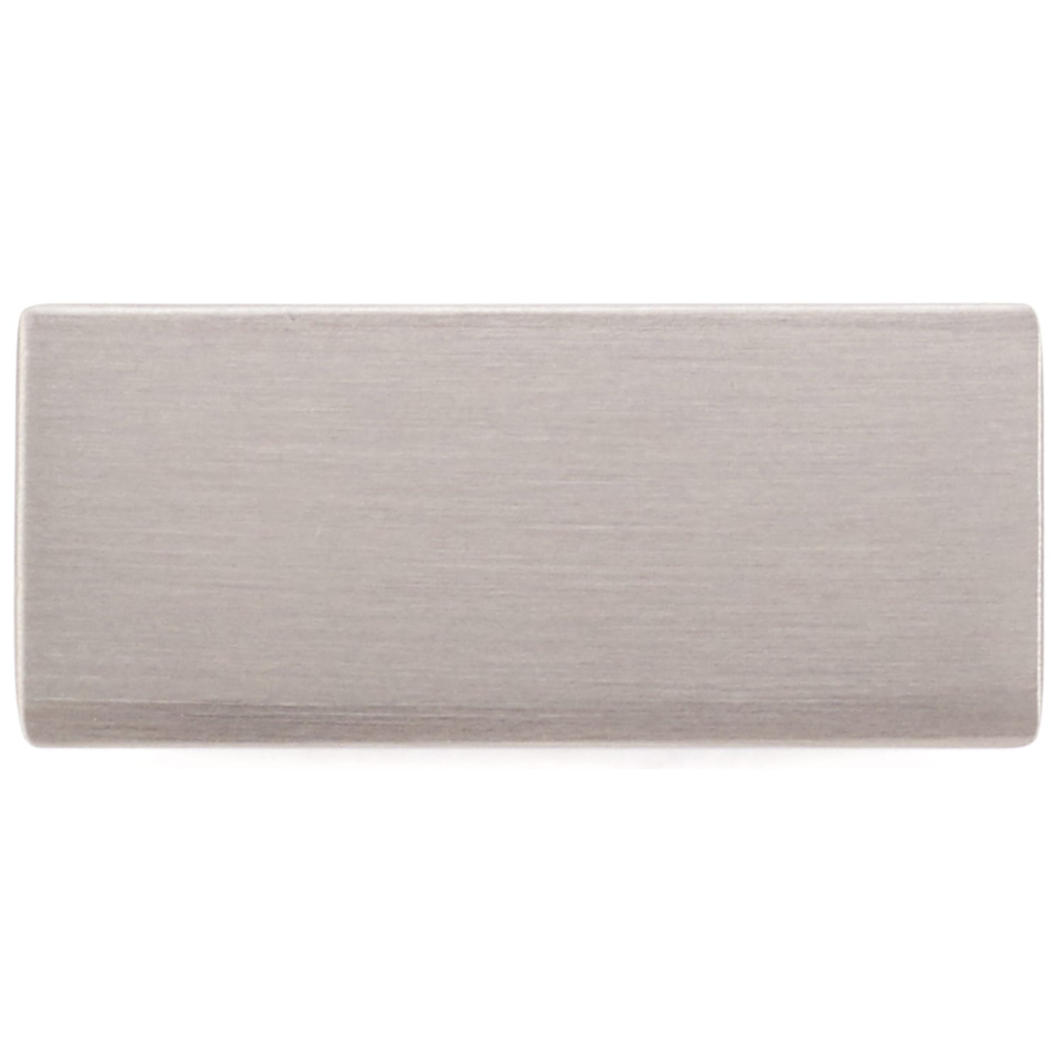 Contemporary Knob, 1-3/16" x 1/2", Brushed Nickel alt 0