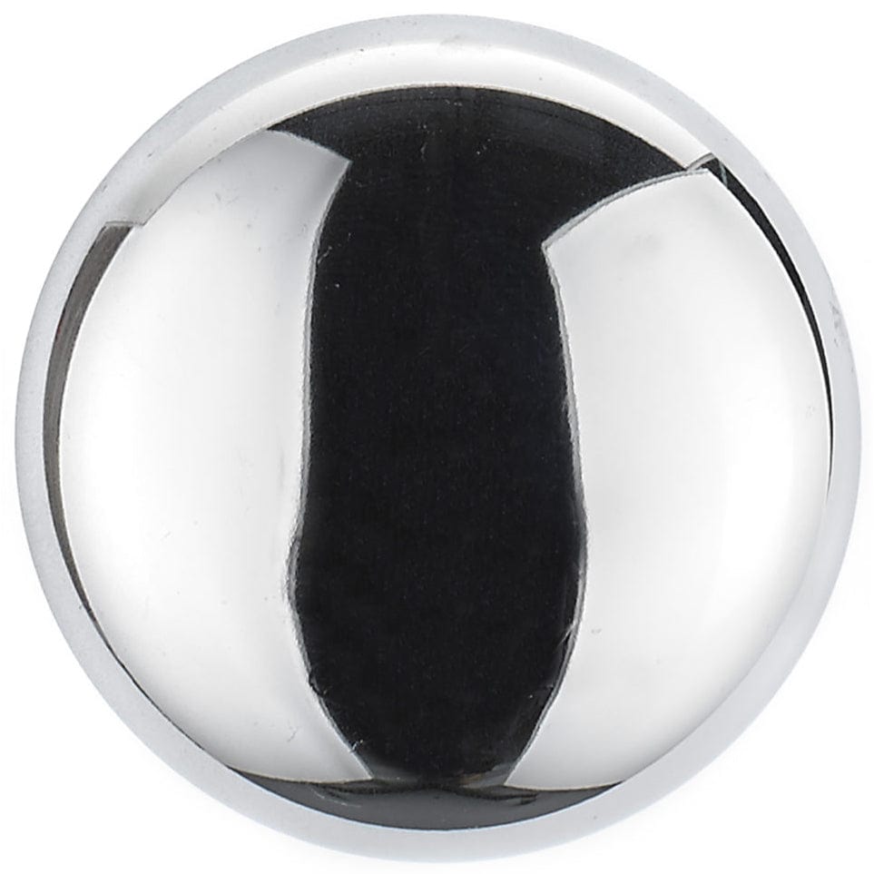 Traditional Knob, 1-1/4" D, Chrome alt 0