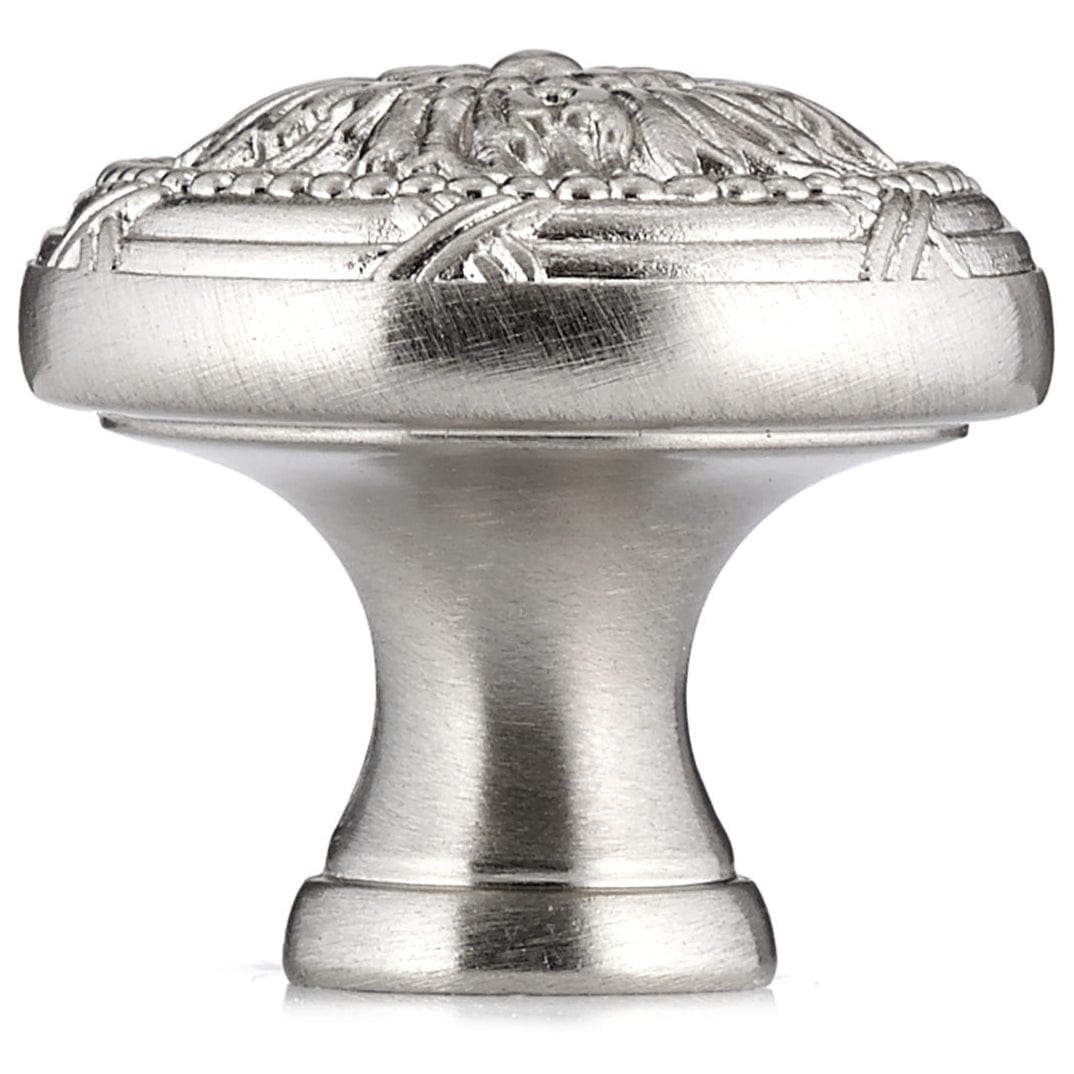 Traditional Knob, 1-1/4" D, Brushed Nickel alt 0
