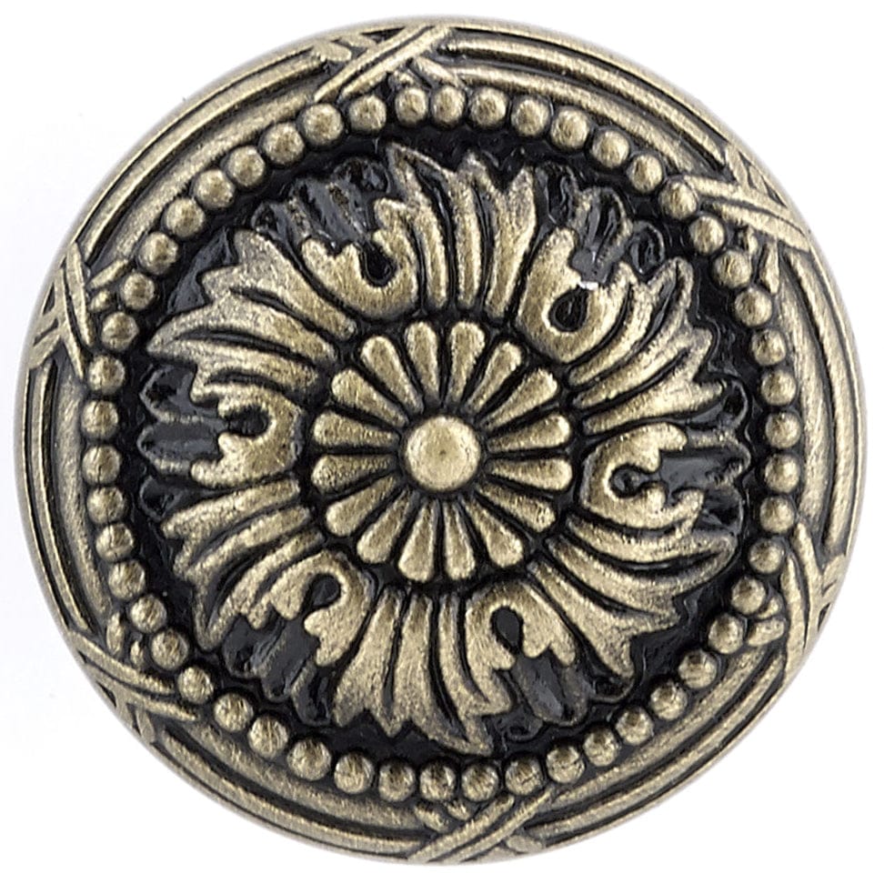 Traditional Knob, 1-1/4" D, Antique English alt 0