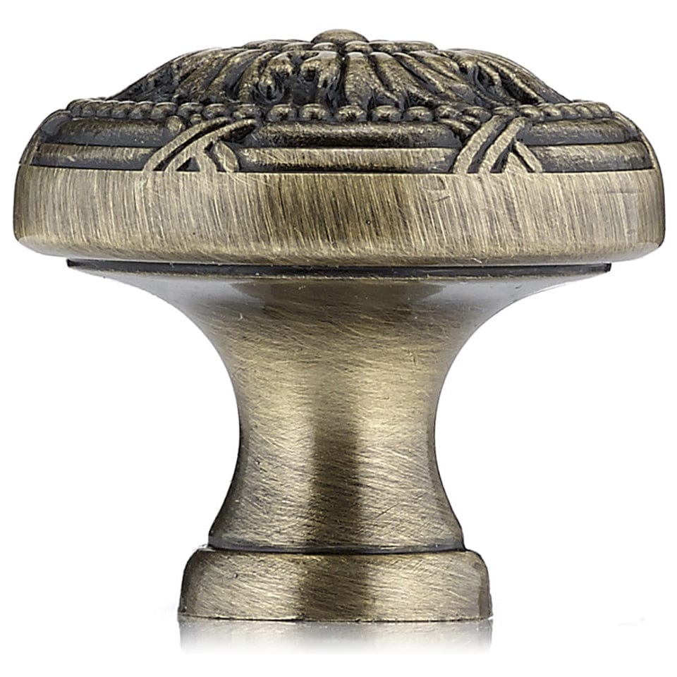 Traditional Knob, 1-1/4" D, Antique English alt 0