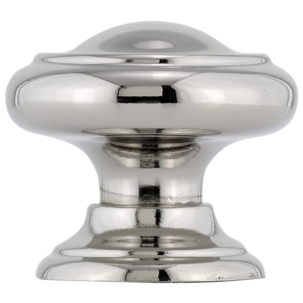 Traditional Knob, 1-3/16" D, Polished Nickel alt 0