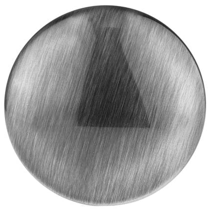 Contemporary Knob, 31/32" D, Black Stainless Steel alt 0