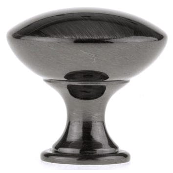 Contemporary Knob, 31/32" D, Black Stainless Steel alt 0