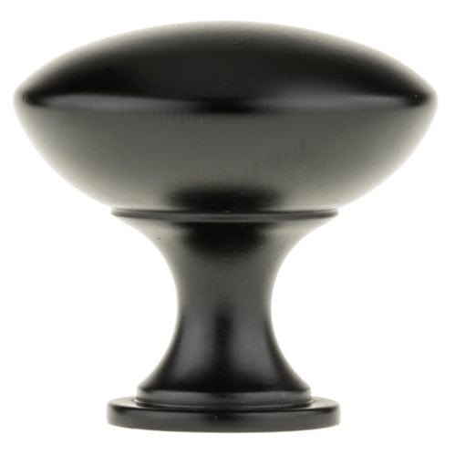 Contemporary Knob, 1-9/16" D, Matte Black alt 0