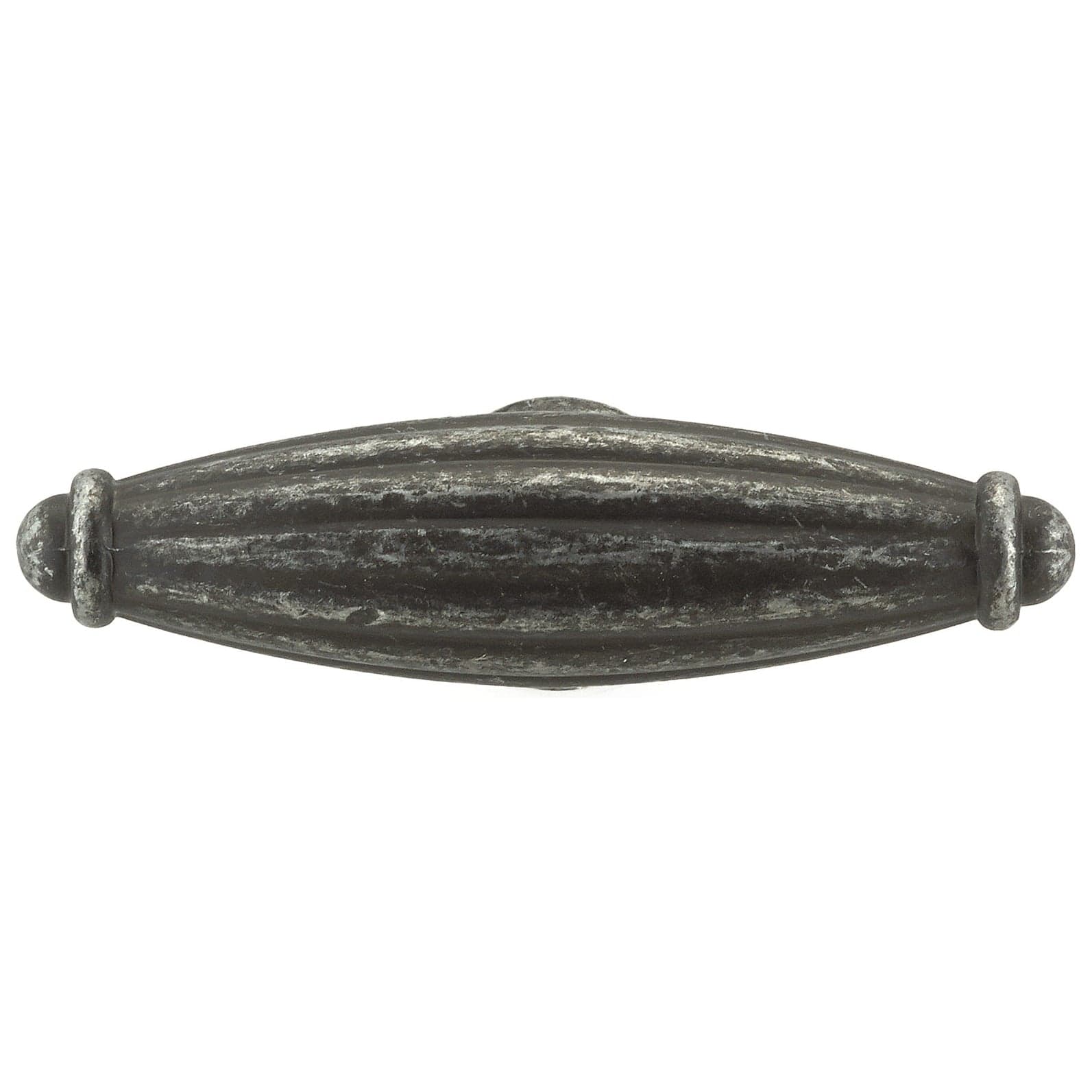 Traditional Knob, 2-9/16" x 25/32", Natural Iron alt 0