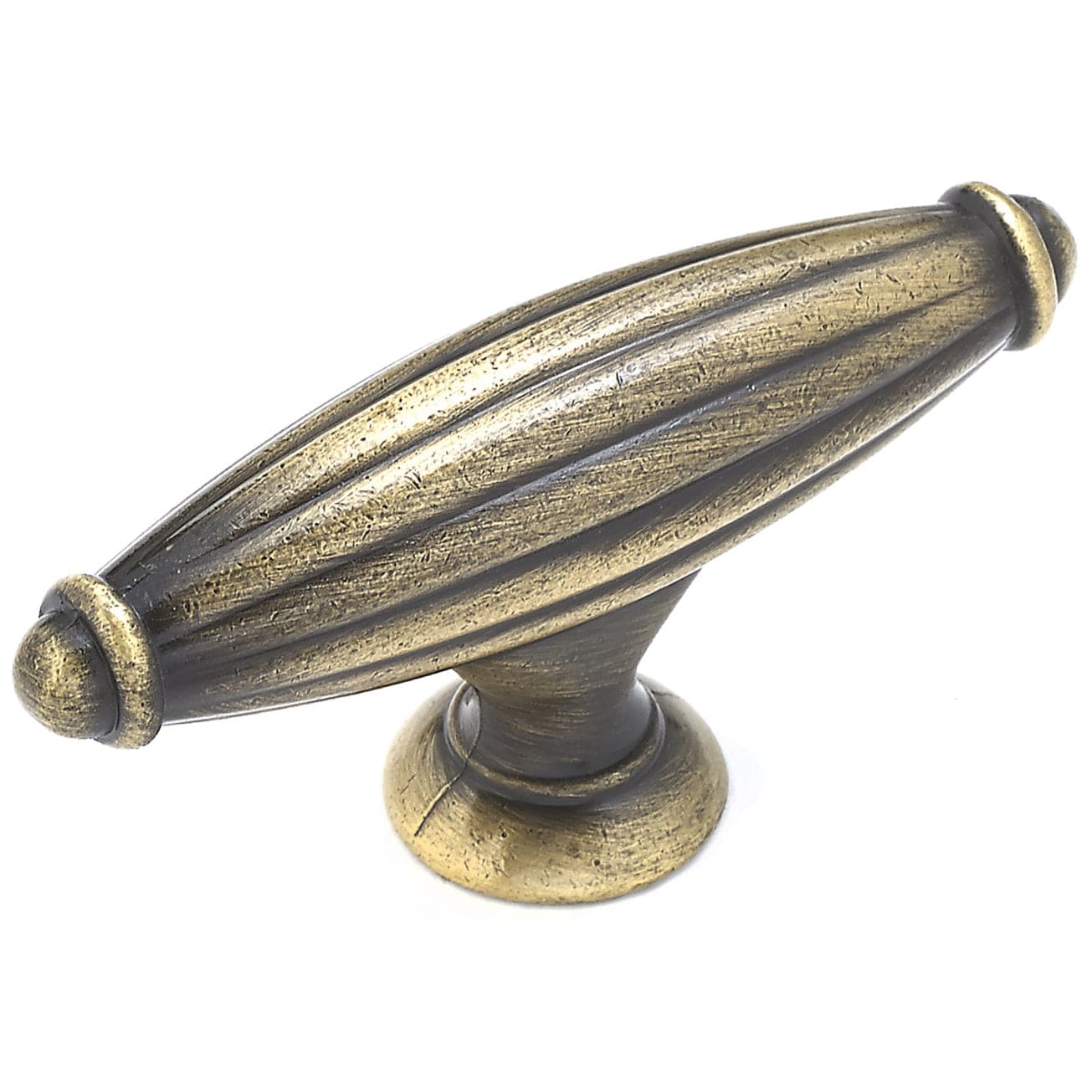 Traditional Knob, 2-9/16" x 25/32", Antique English alt 0