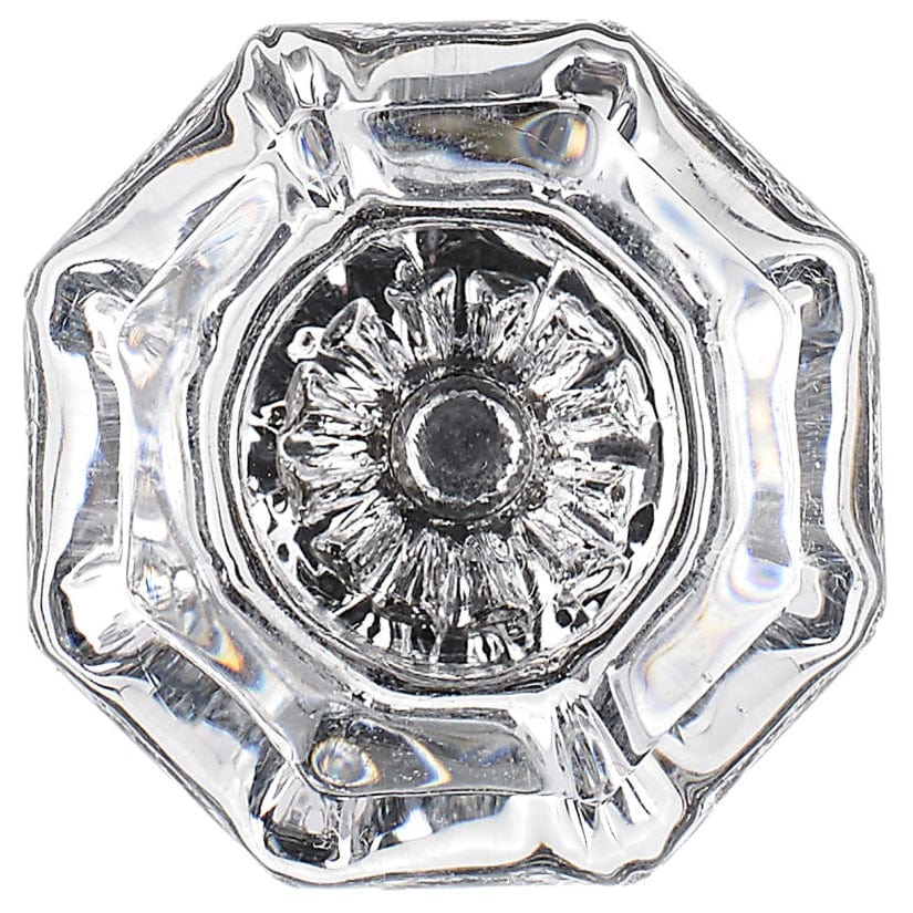 Eclectic Knob, 1-5/16" D, Clear, Brushed Oil-Rubbed Bronze alt 0