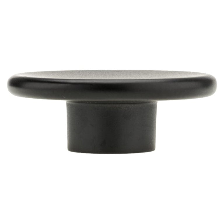 Contemporary Knob, 2-1/4" D, Matte Black alt 0