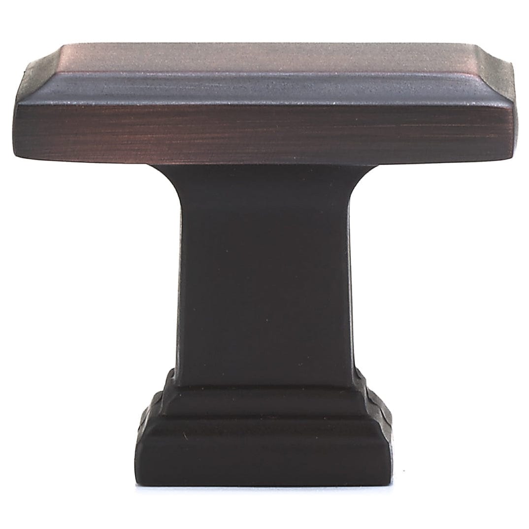 Transitional Knob, 1-1/2" x 15/16", Brushed Oil-Rubbed Bronze alt 0
