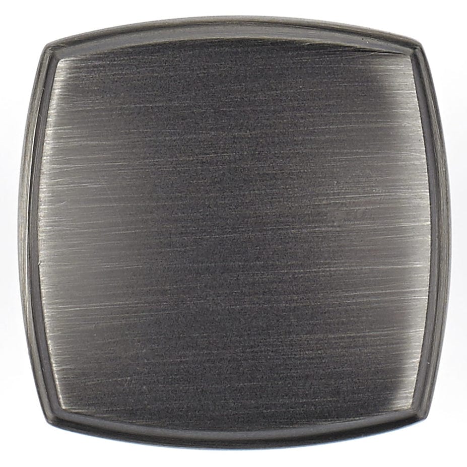 Transitional Knob, 1-1/4" x 1-1/4", Antique Nickel alt 0