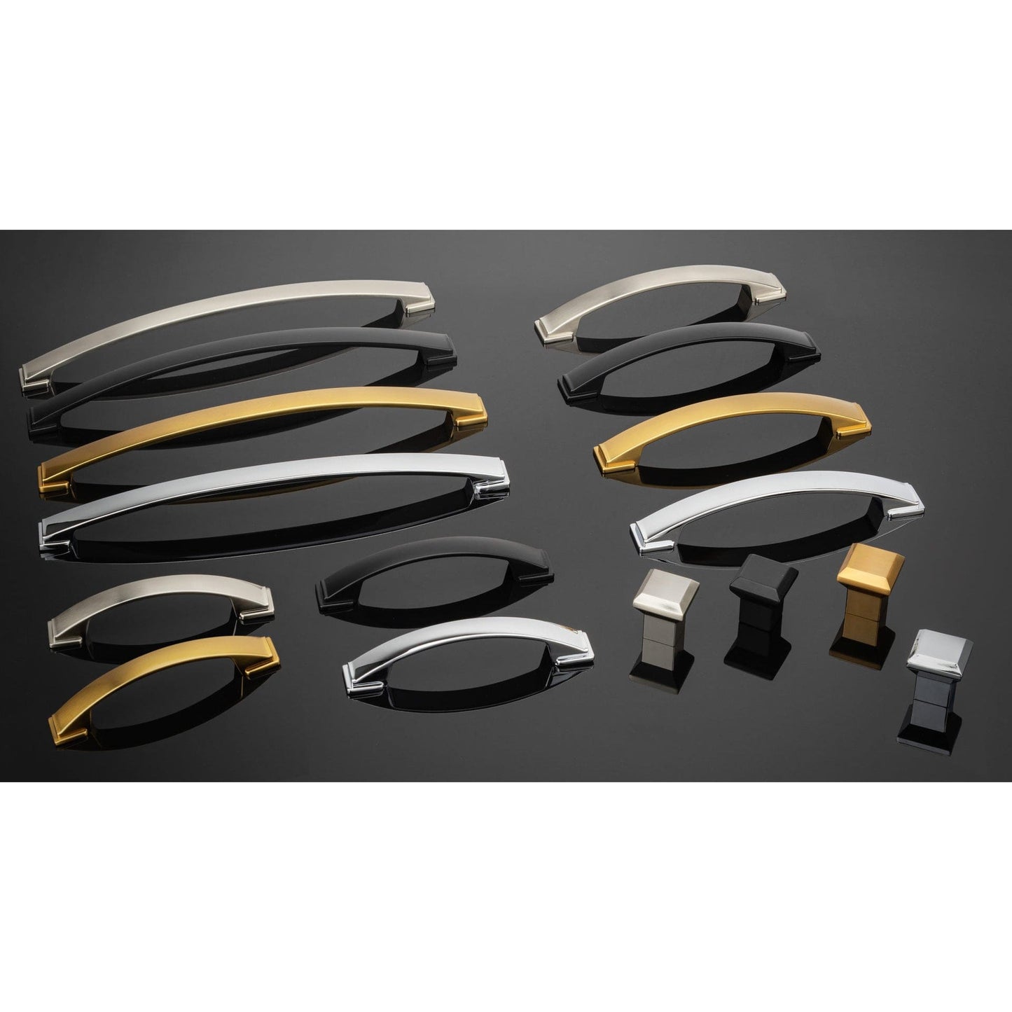 Contemporary Pull, 12-5/8" Center-to-Center, Matte Black alt 0