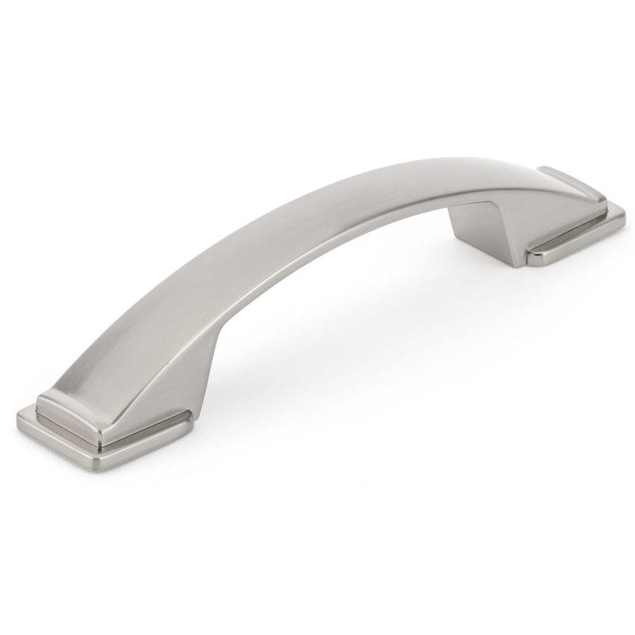 Contemporary Pull, 3-3/4" Center-to-Center, Brushed Nickel alt 0