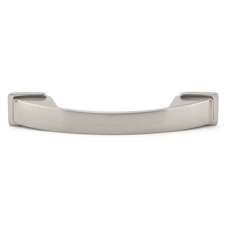 Contemporary Pull, 3-3/4" Center-to-Center, Brushed Nickel alt 0