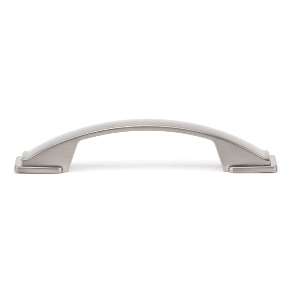 Contemporary Pull, 3-3/4" Center-to-Center, Brushed Nickel alt 0