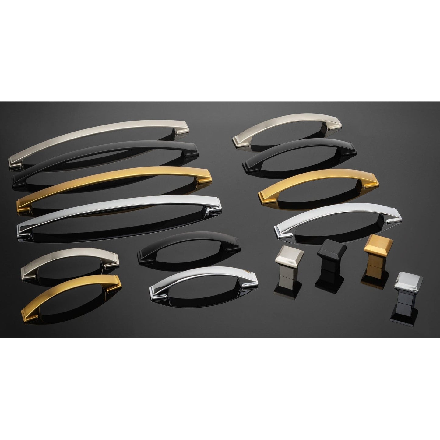 Contemporary Pull, 3-3/4" Center-to-Center, Brushed Nickel alt 0