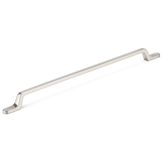 Contemporary Pull, 12-5/8" Center-to-Center, Brushed Nickel alt 0