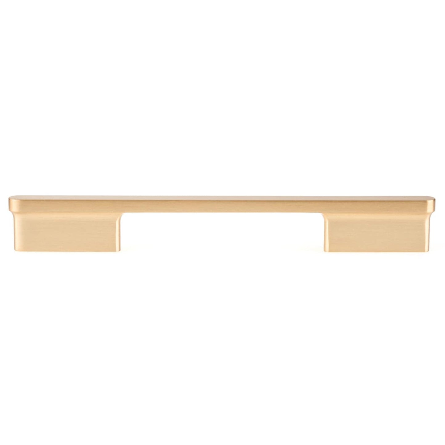 Contemporary Pull, 6-5/16" Center-to-Center, Brushed Gold alt 0