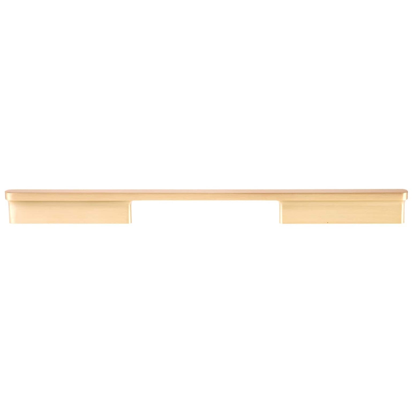 Contemporary Pull, 12-5/8" Center-to-Center, Brushed Gold alt 0