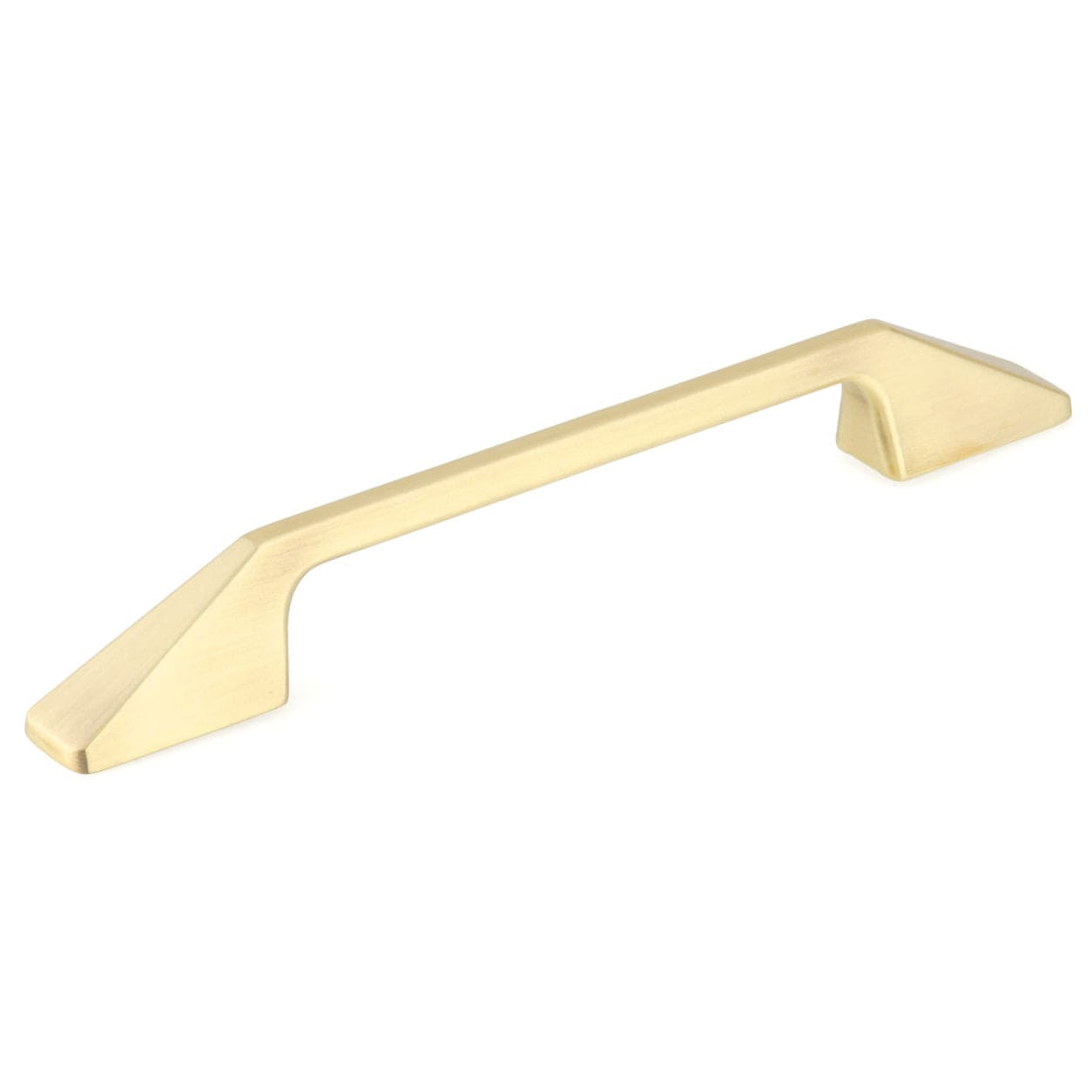 Contemporary Pull, 6-5/16" Center-to-Center, Satin Brass alt 0
