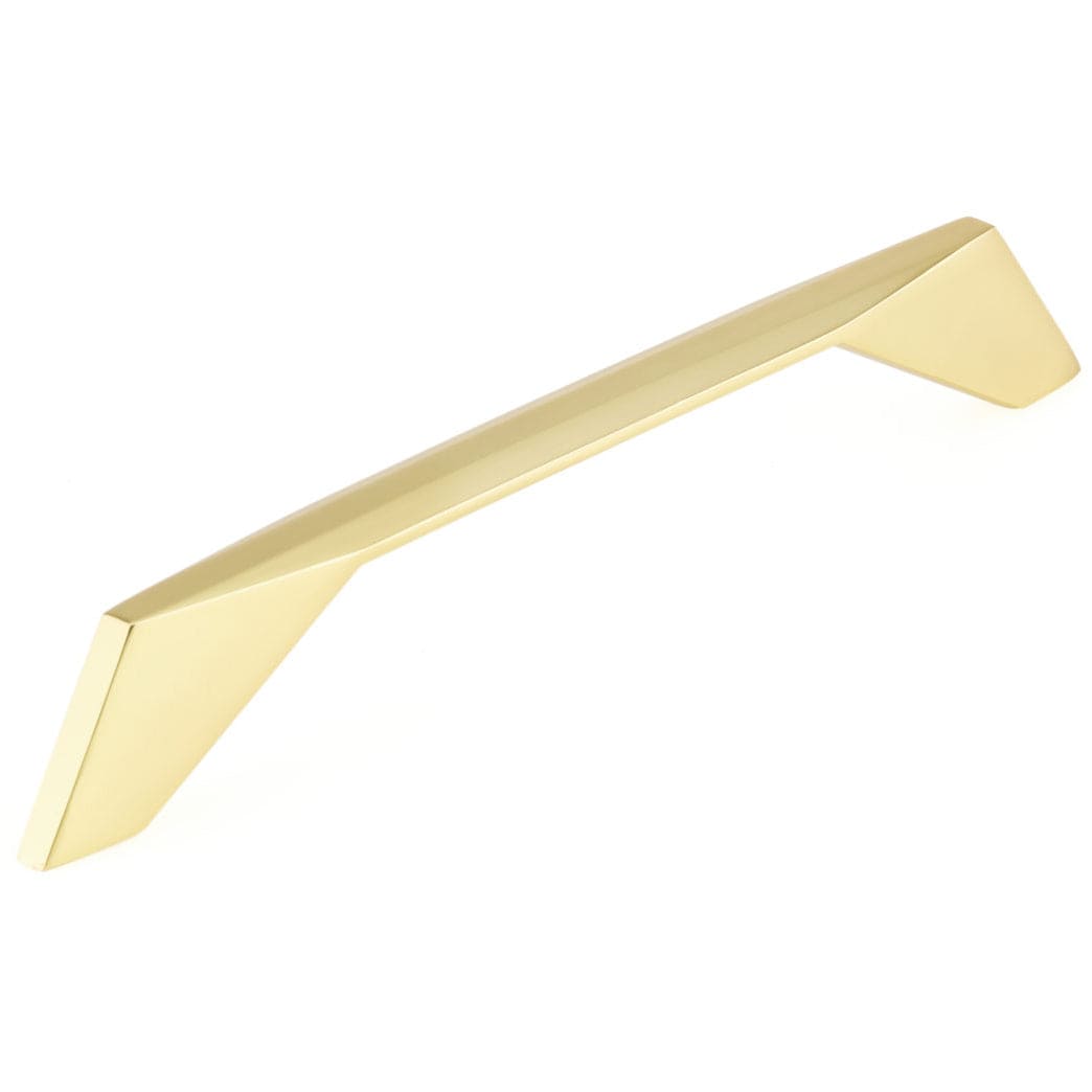 Contemporary Pull, 6-5/16" Center-to-Center, Brushed Gold alt 0