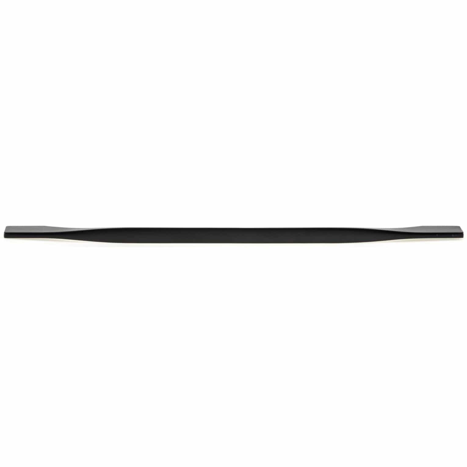 Contemporary Pull, 11-3/8" to 12-5/8" Center-to-Center, Matte Black alt 0