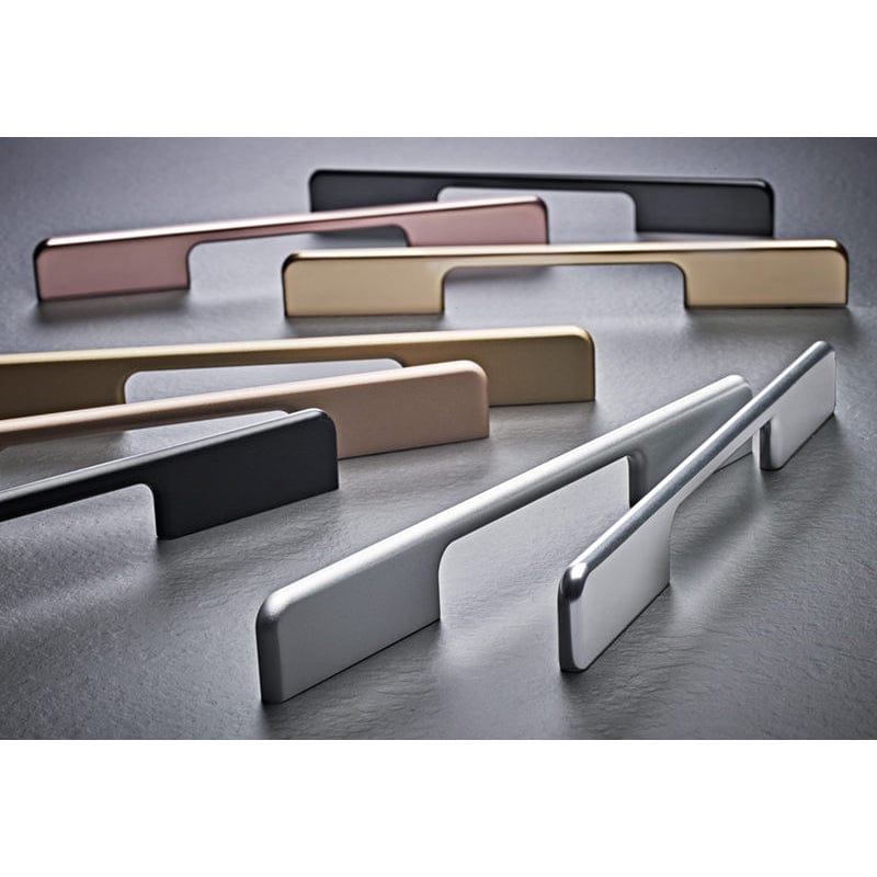 Contemporary Pull, 5-1/16" to 7-9/16" Center-to-Center, Black alt 0