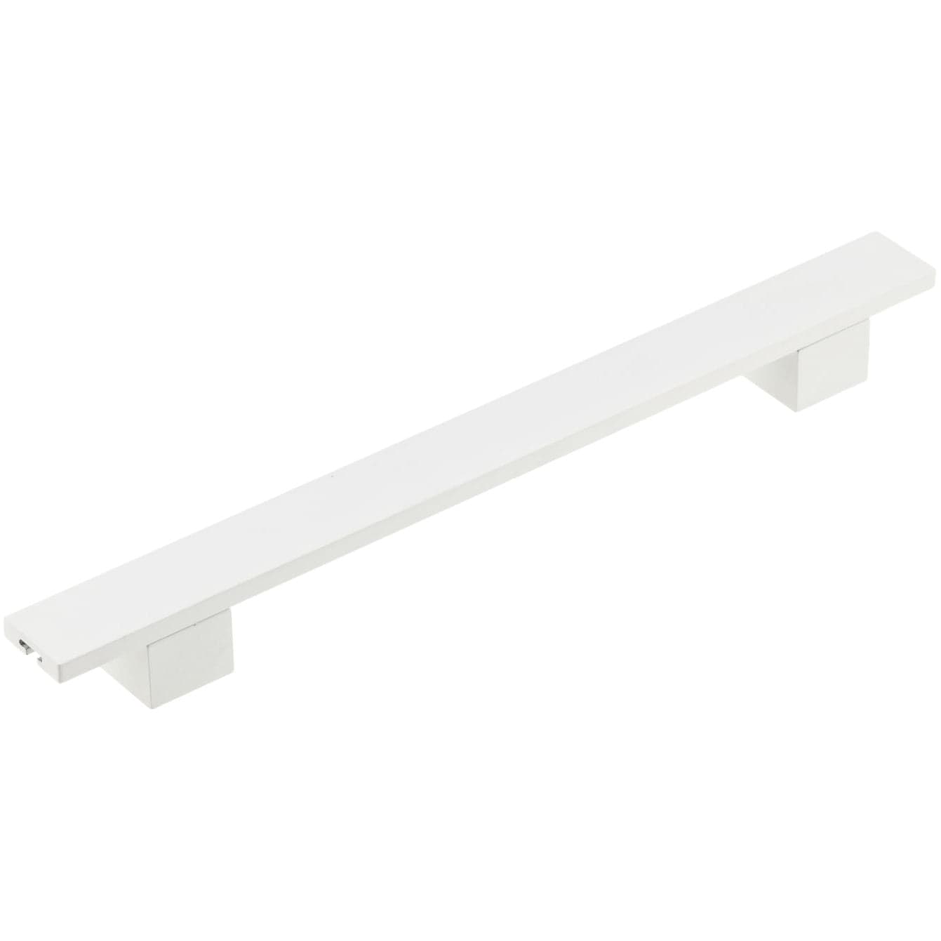 Contemporary Pull, 8-13/16" Center-to-Center, Matte White alt 0
