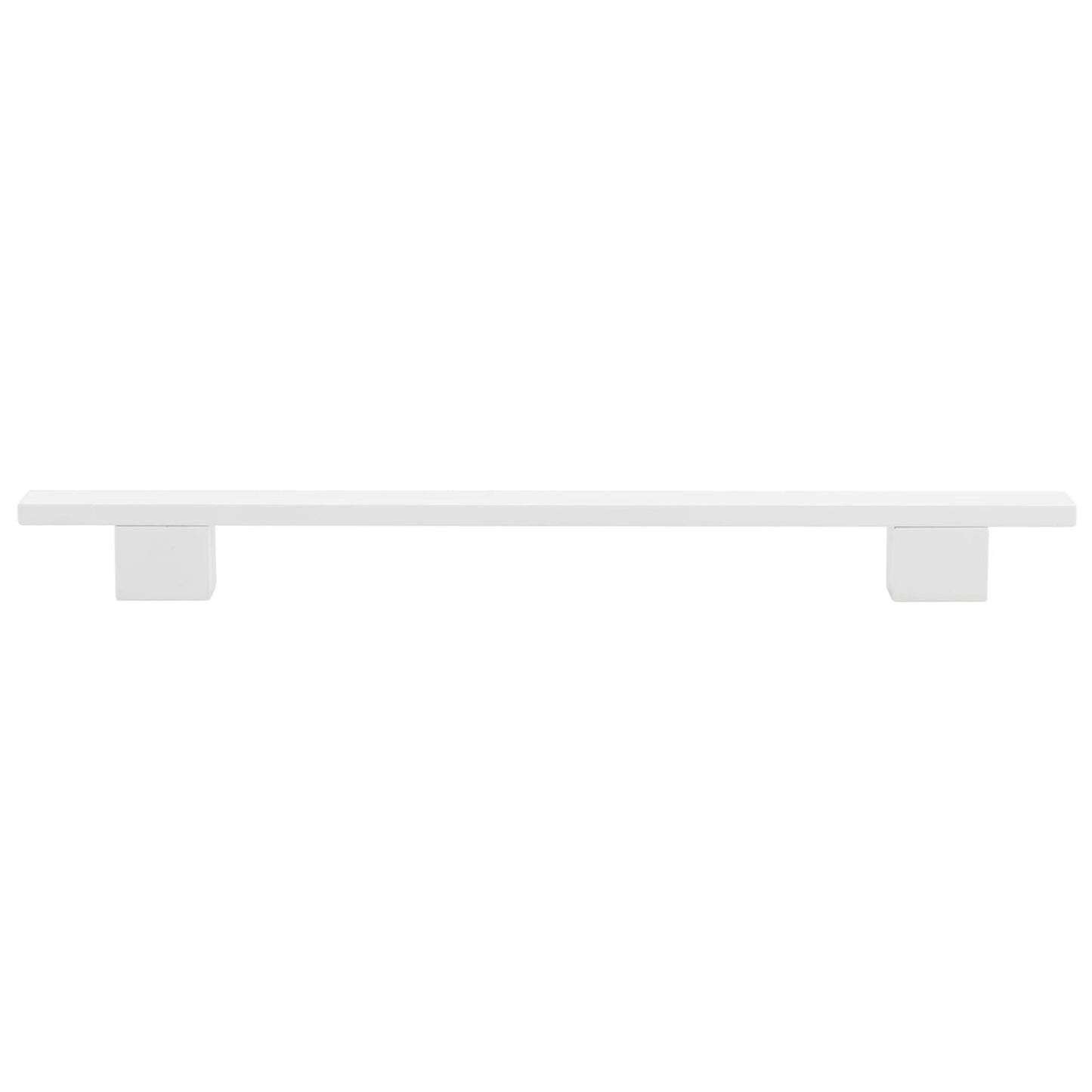 Contemporary Pull, 8-13/16" Center-to-Center, Matte White alt 0