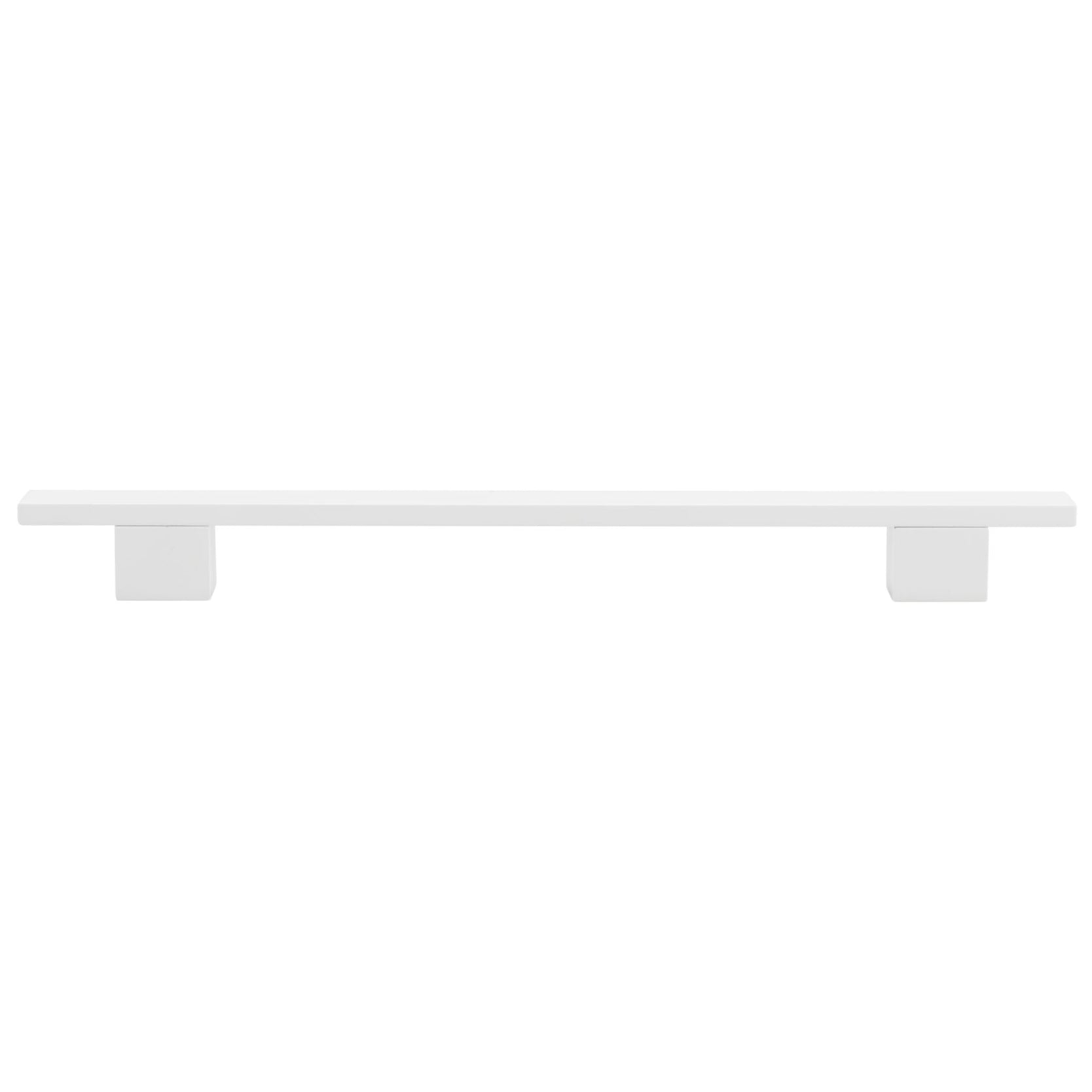 Contemporary Pull, 8-13/16" Center-to-Center, Matte White alt 0