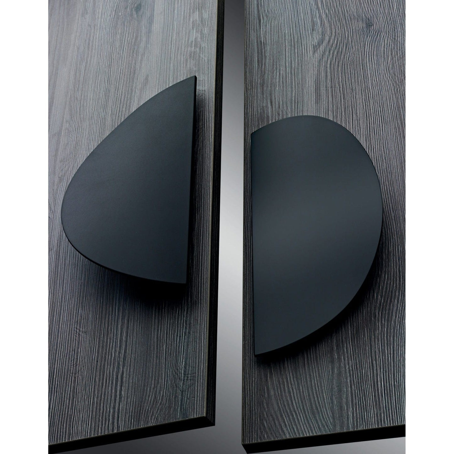 Contemporary Pull, 2-1/2" Center-to-Center, Matte Black alt 0