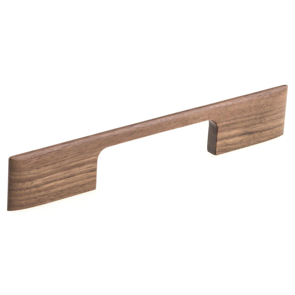 Contemporary Pull, 6-5/16" Center-to-Center, Euro Walnut alt 0