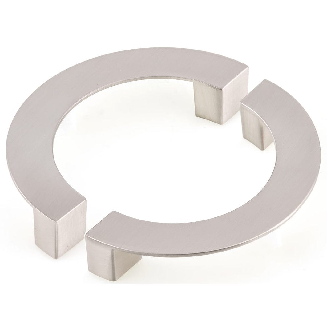 Contemporary Pull, 3-3/4" Center-to-Center, Brushed Nickel alt 0