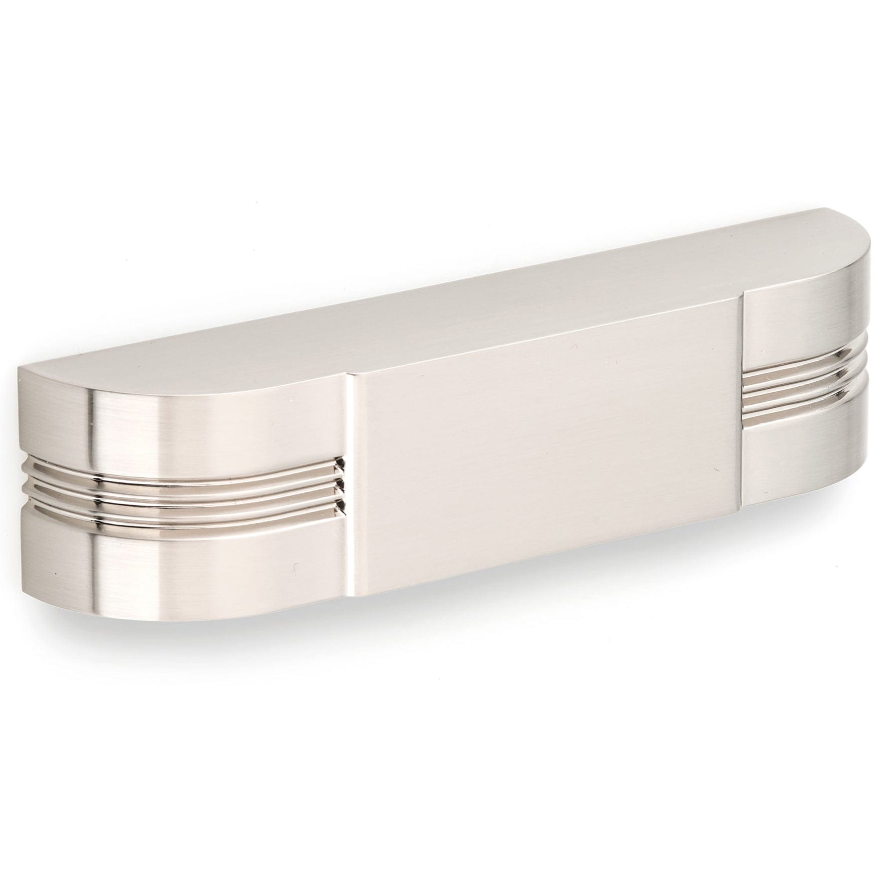 Transitional Pull, 5-1/16" Center-to-Center, Brushed Nickel alt 0