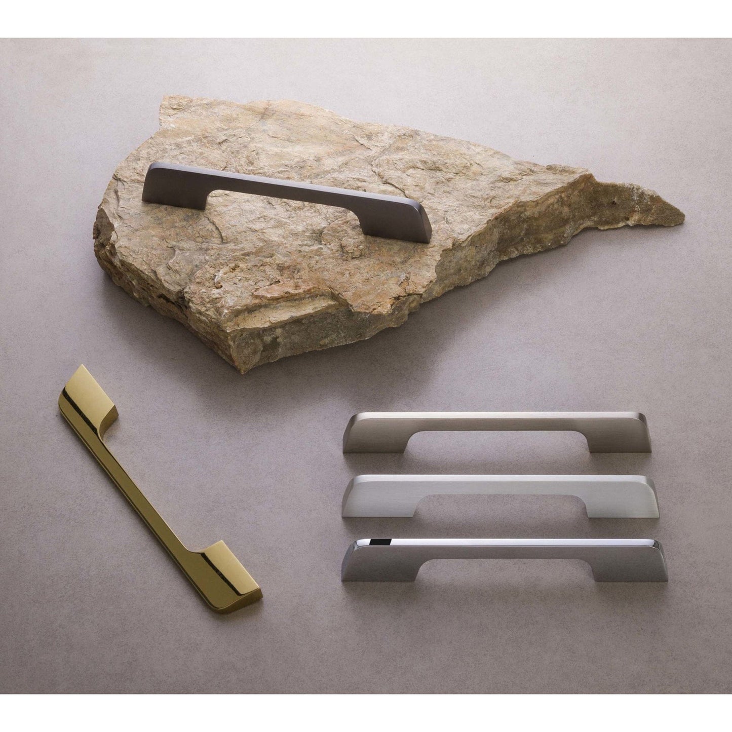 Contemporary Pull, 6-5/16" Center-to-Center, Brushed Black Nickel alt 0