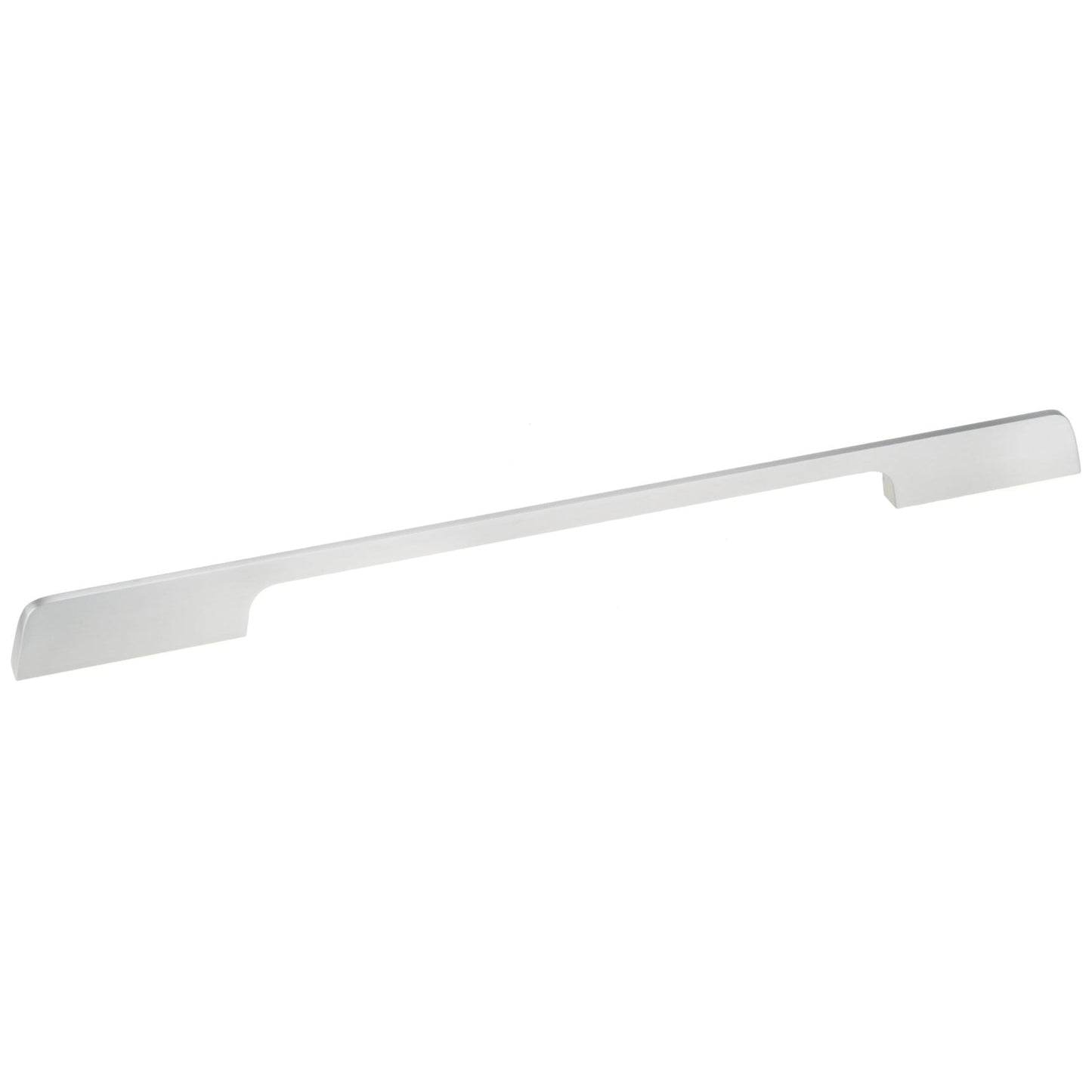 Contemporary Pull, 12-5/8" Center-to-Center, Brushed Matte Chrome alt 0