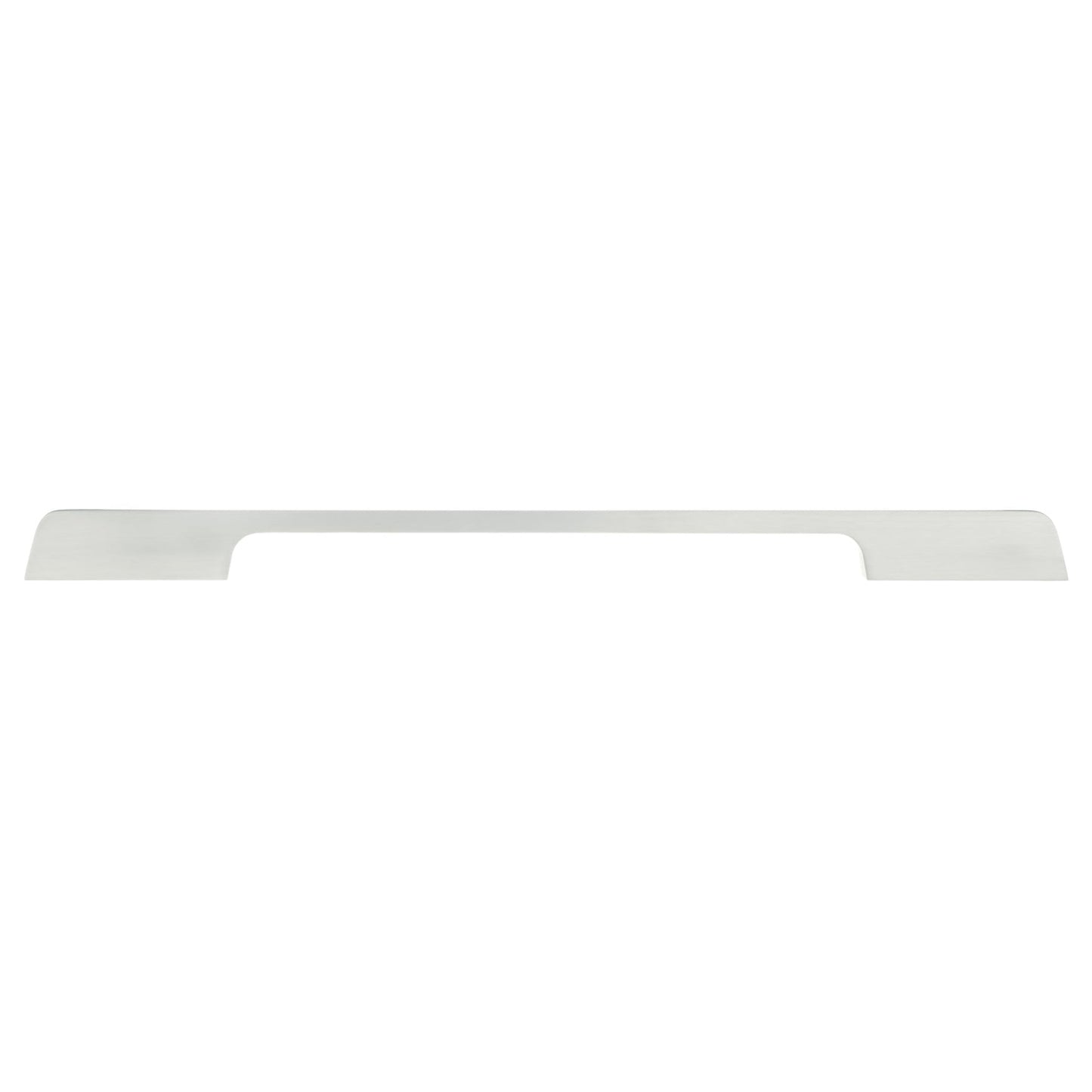 Contemporary Pull, 12-5/8" Center-to-Center, Brushed Matte Chrome alt 0