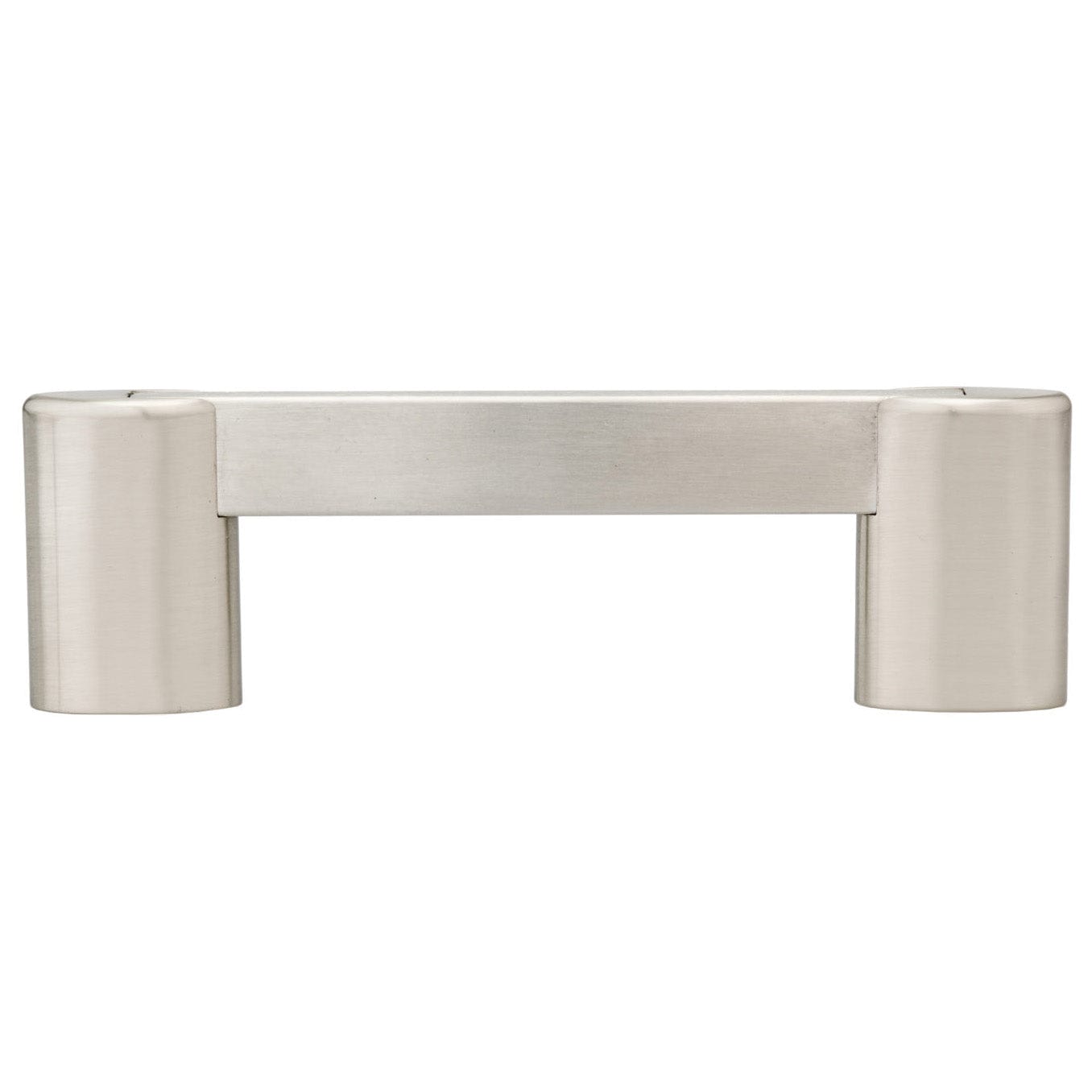 Contemporary Pull, 3-3/4" Center-to-Center, Brushed Nickel alt 0