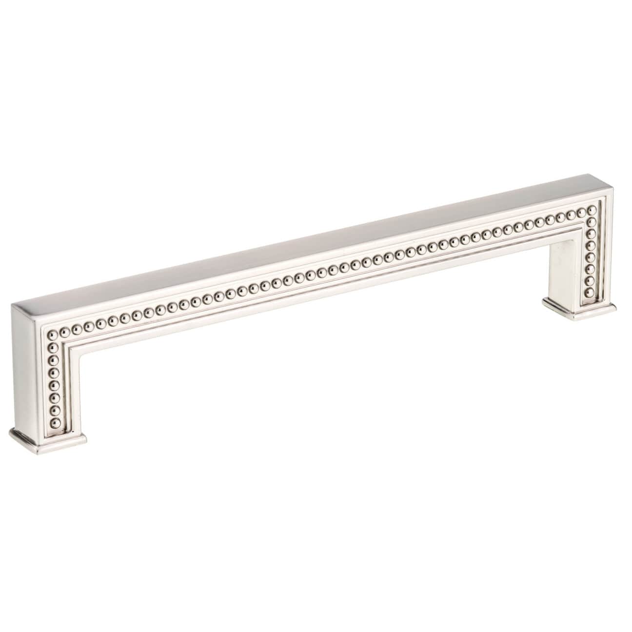 Transitional Pull, 7-9/16" Center-to-Center, Brushed Nickel alt 0
