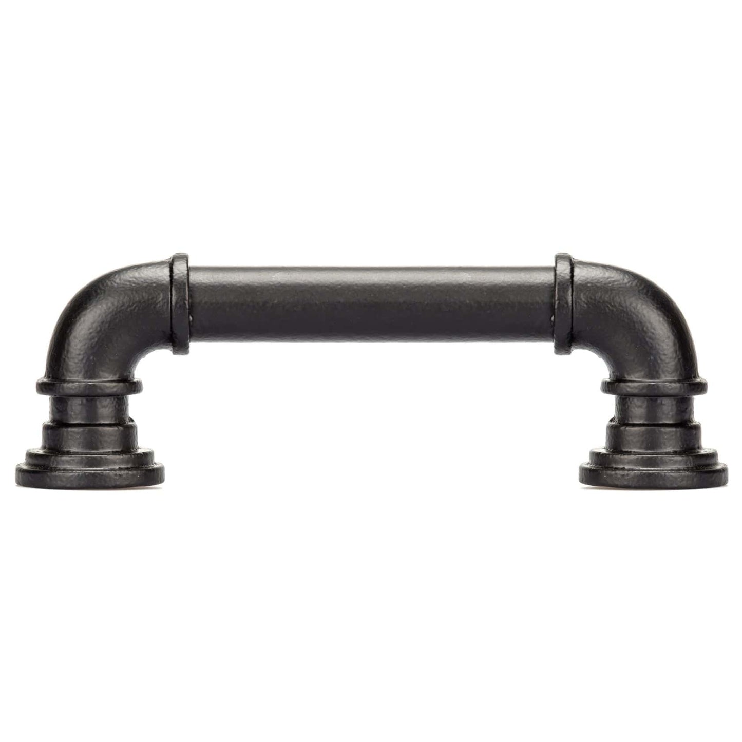 Eclectic Barn Door Pull, 6-5/16" Center-to-Center, Matte Black alt 0